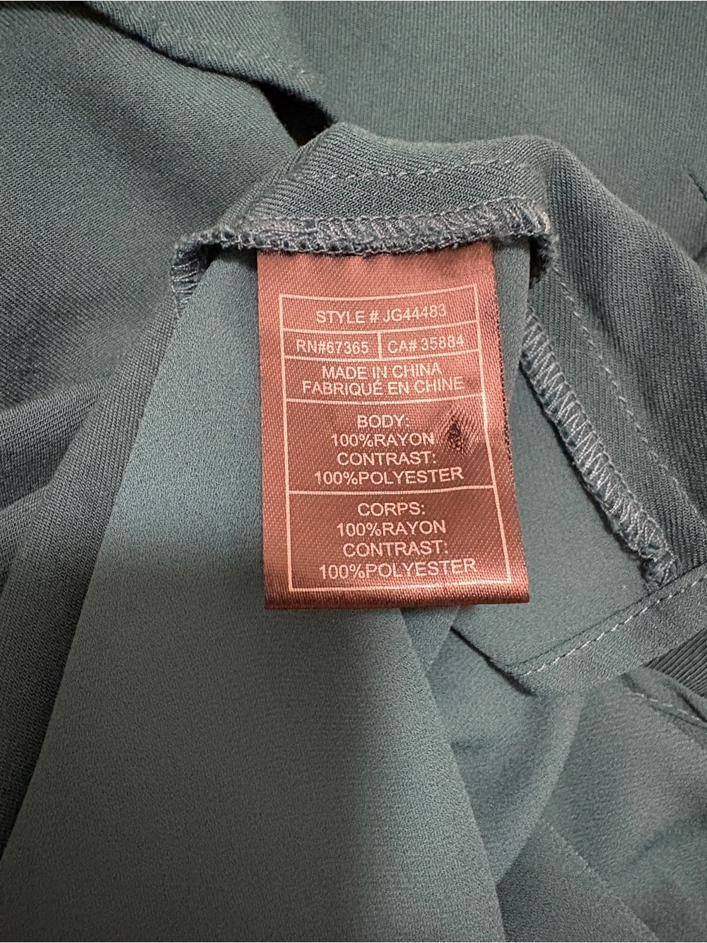 Jack by BB Dakota Teal Crewneck Top - Medium - Picture 6 of 8
